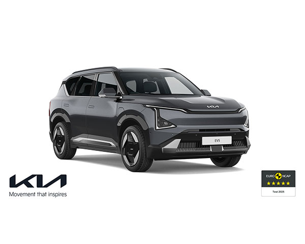 Kia EV5 dovedește cel mai înalt nivel de siguranță la testele Euro NCAP